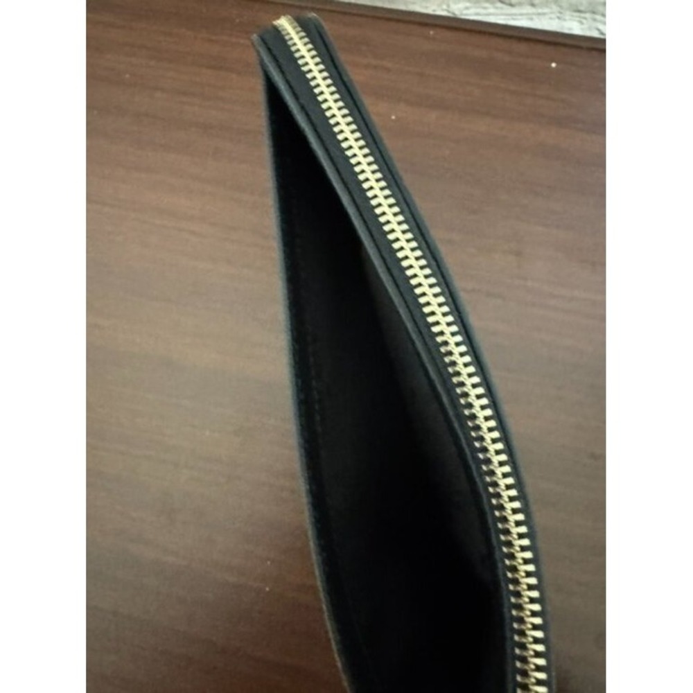 NWT Kate Spade Lucy Medium L Zip Wristlet Black Pebbled Leather KF574‎ - Picture 6 of 8